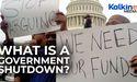 What is a government shutdown?