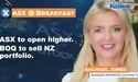  ASX to open higher. BOQ to sell NZ portfolio 