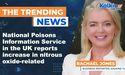  National Poisons Information Service in the UK reports increase in nitrous oxide-related activities 
