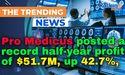  Pro Medicus posted a record half-year profit of $51.7 million, up 42.7%, 