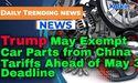  Trump May Exempt Car Parts from China Tariffs Ahead of May 3 Deadline 