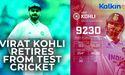  Virat Kohli Retires from Test Cricket 