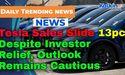  Tesla Sales Slide 13pc Despite Investor Relief, Outlook Remains Cautious 