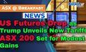  US Futures Drop as Trump Unveils New Tariffs; ASX 200 Set for Modest Gains 