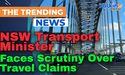  NSW Transport Minister Faces Scrutiny Over Travel Claims 