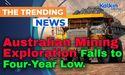  Australian Mining Exploration Falls to Four-Year Low 