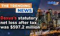  Dexus’s statutory net loss after tax was $597.2 million 