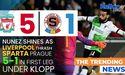  Nunez shines as Liverpool thrash Sparta Prague 5 1 in first leg under Klopp 