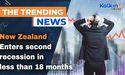 New Zealand enters second recession in less than 18 months 