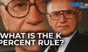  What is the k percent rule? 