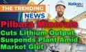  Pilbara Minerals Cuts Lithium Output, Suspends Plant Amid Market Glut 